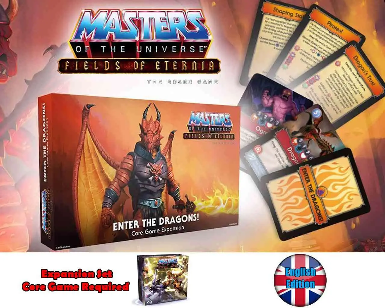 Figurine motu: fields of eternia enter the dragons! english version